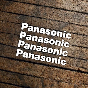 Panasonic stickers die cut vinyl aufkleber pegatinas autocollants adesivi