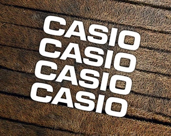 Casio stickers die cut vinyl aufkleber pegatinas autocollants adesivi