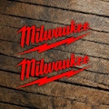 Milwaukee Replacement Decal Sticker – Durable Vinyl Die Cut Logo for Toolboxes, Power Tools, or Workshop Equipment product logo