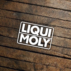 LIQUI MOLY Vinyl Decal – Waterproof Die Cut Oil Brand Logo