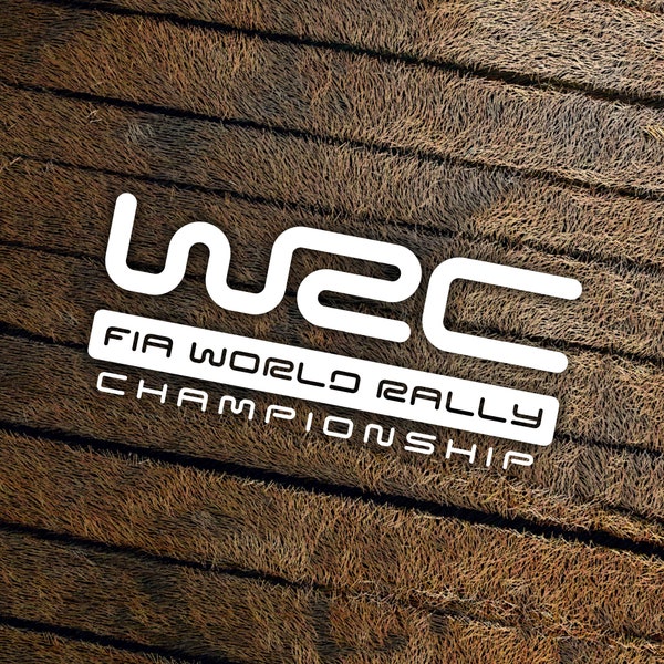 WRC FIA World Lade Cup Aufkleber die cut vinyl aufkleber pegatinas adesivi