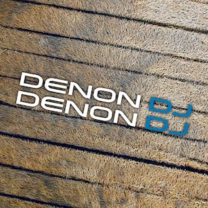Denon DJ stickers die cut vinyl aufkleber pegatinas autocollants adesivi