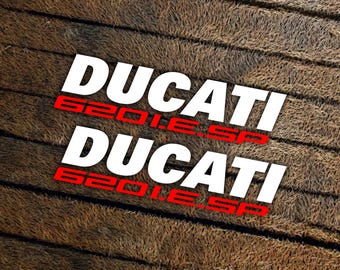 DUCATI 620 ie sp  Gas Tank Stickers Decals Stickers 2 pcs