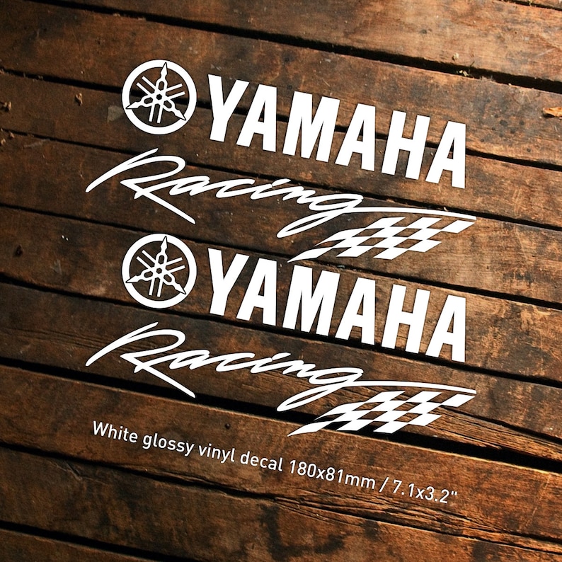 Yamaha Racing Flag Sticker Aufkleber für Auto Auto Etsy Österreich