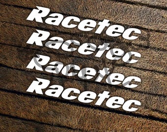 Racetec Style Car Decal – Die Cut Vinyl Racing Sticker, Waterproof