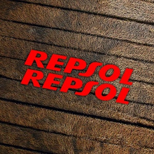 Repsol Lettering REPSOL Stickers Die Cut Vinyl Aufkleber Pegatinas Autocollants Adesivi ...