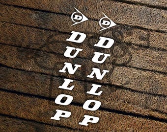 Dunlop Vertical Stickers Die Cut Vinyl Aufkleber Pegatinas