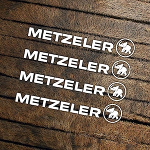 Metzeler stickers die cut vinyl aufkleber pegatinas autocollants adesivi