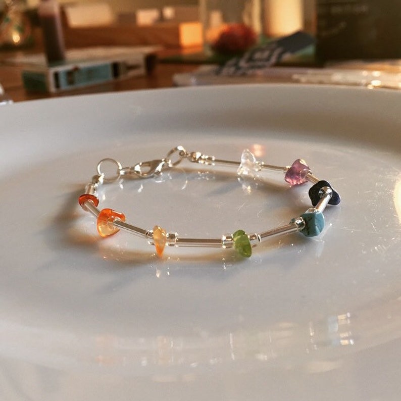 Handmade Crystal Chakra Bracelet