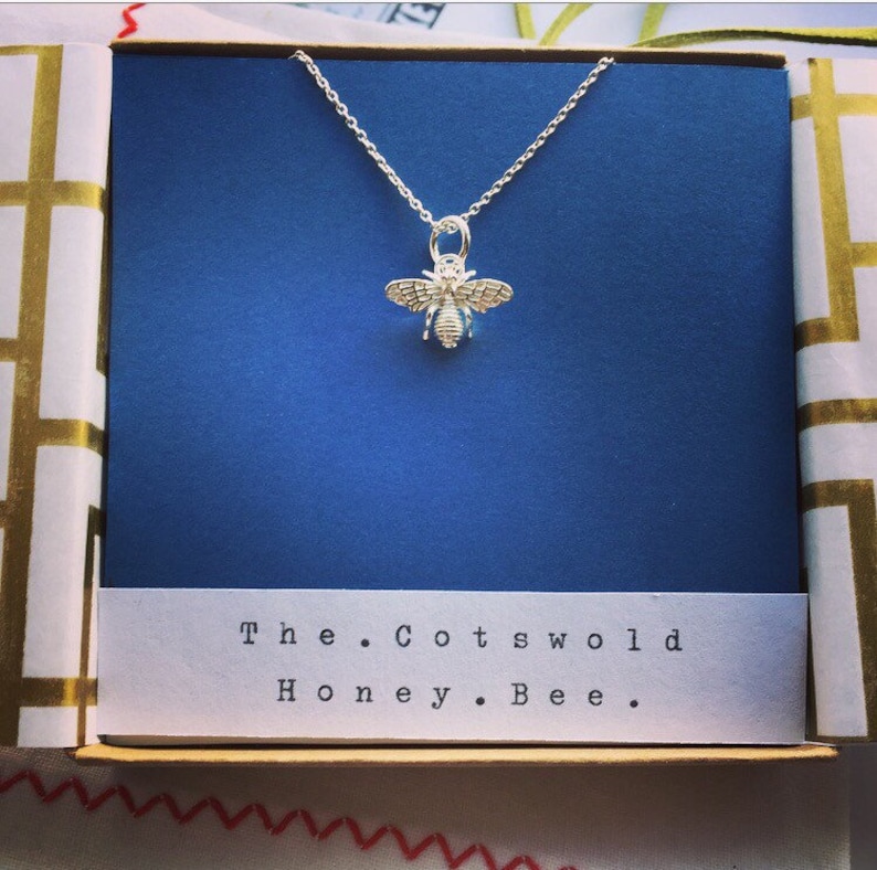 Sterling Silver Star & Bee Necklace