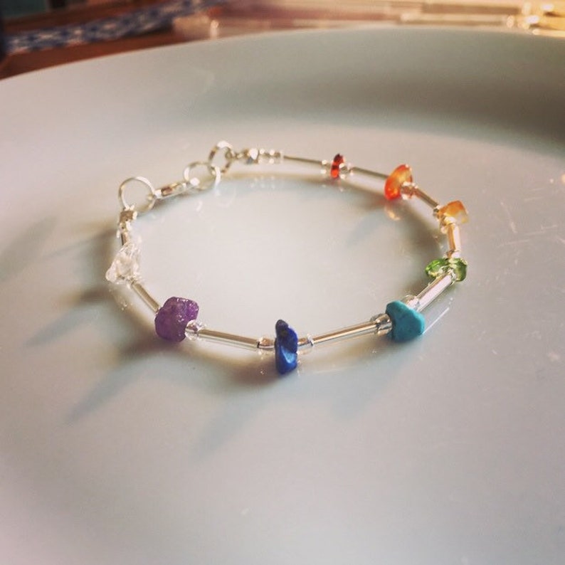 Handmade Crystal Chakra Bracelet