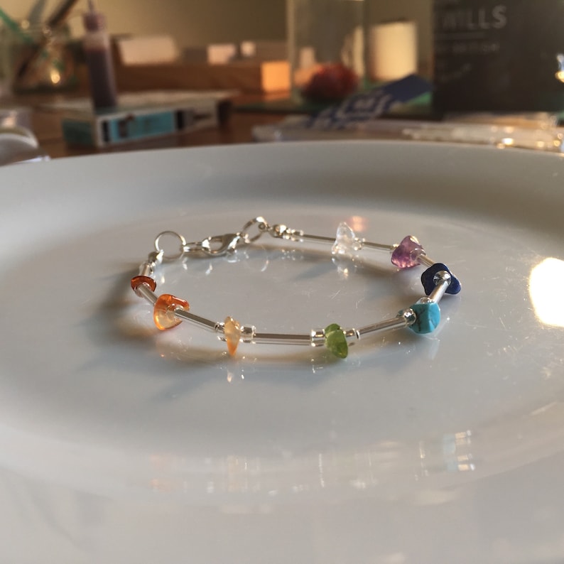 Handmade Crystal Chakra Bracelet