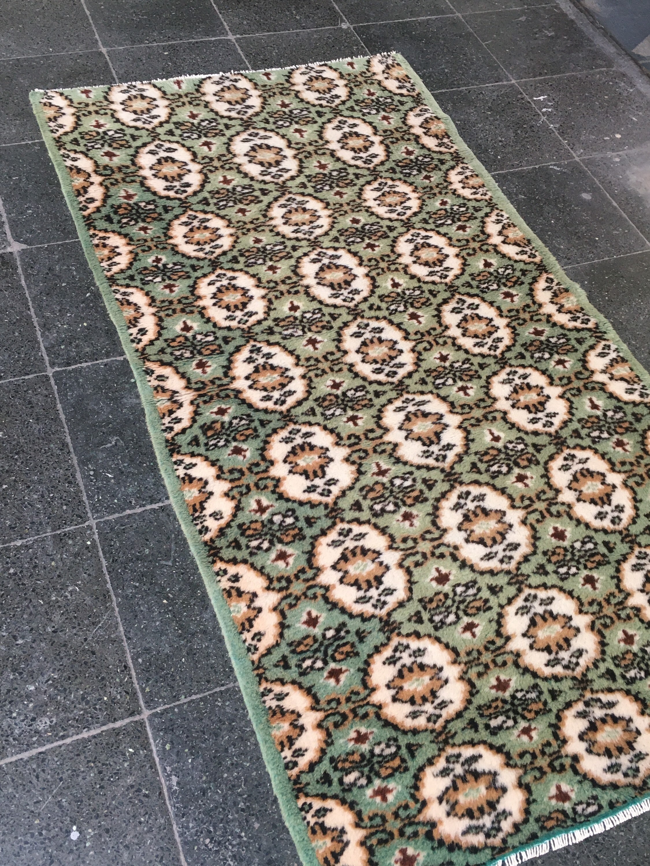 Sage Green Rug2.10x5.6feet87x168cmVintage Rug Oushak Etsy