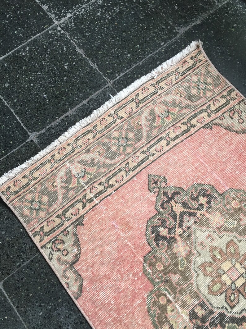 Home of Vintage Oushak Rug2.6x24.3ft/rug/ethnic Turkish Etsy