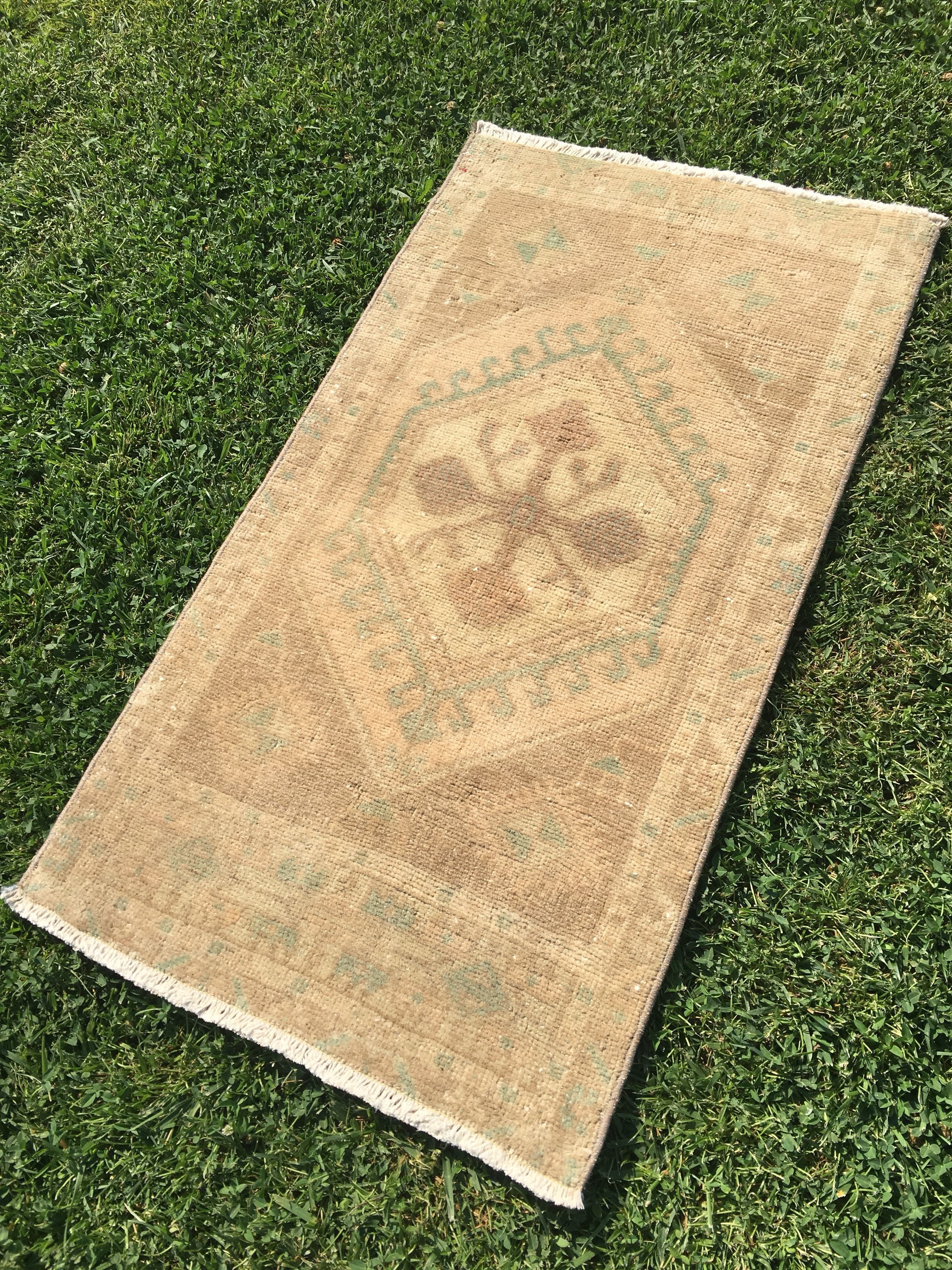 Kitchen Mat 1.6x3feet/49 x91cm/Vintage Rug/Turkish | Etsy
