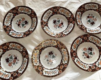 Ridgway Trilby Tea Set: Antique Royal Semi-porcelain, Made in
