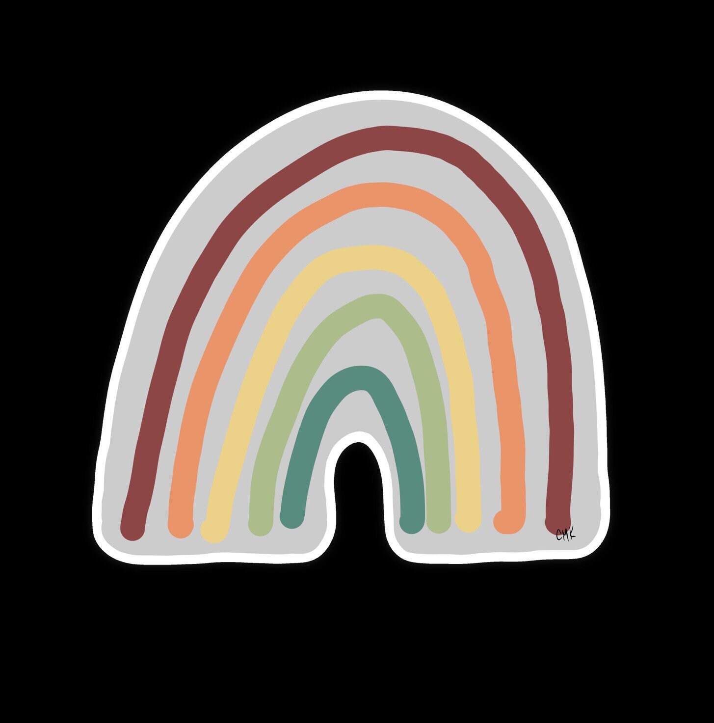 Rainbow Aesthetic Sticker
