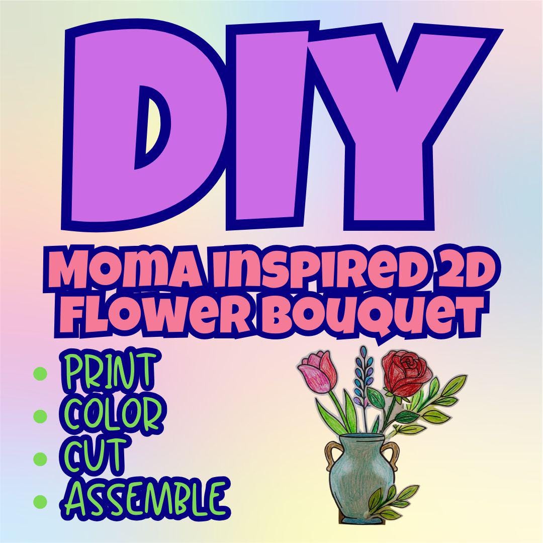Printable Mother’s Day Flower Bouquet Craft | Kids DIY Paper Flowers ...