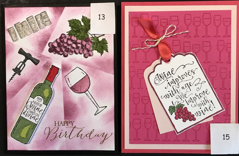 Wine Greeting Cards image 8