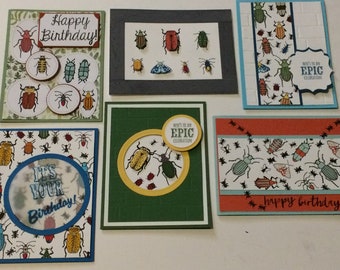 Beetles and Bugs Greeting Cards