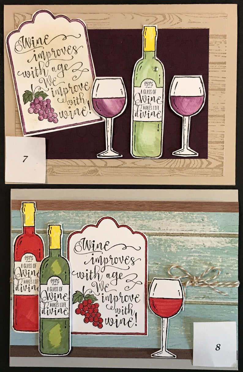 Wine Greeting Cards image 5