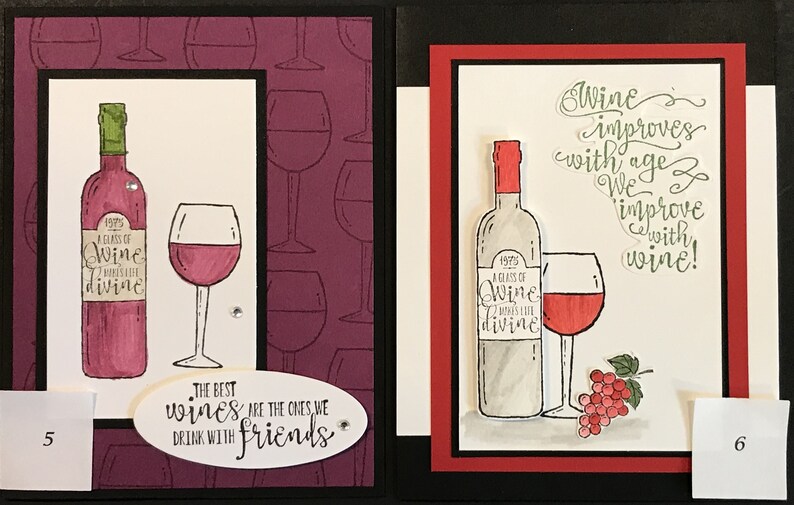 Wine Greeting Cards image 4