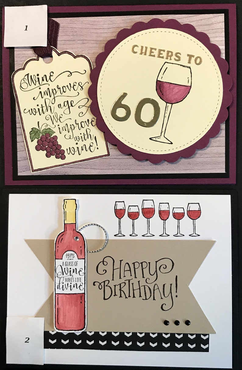 Wine Greeting Cards image 2