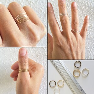 Can choose Size, So you can get them as normal ring, midi ring, pinky ring, thumb ring or other type of rings.