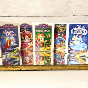 Vintage Unopened Disney McDonalds Happy Meal Disney VHS Toy with Figurine- Stocking Stuffer Toys SOLD SEPARATELY