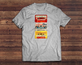 XS - 2XL Liverpool Retro Mixtape Graphic T-shirt Mens