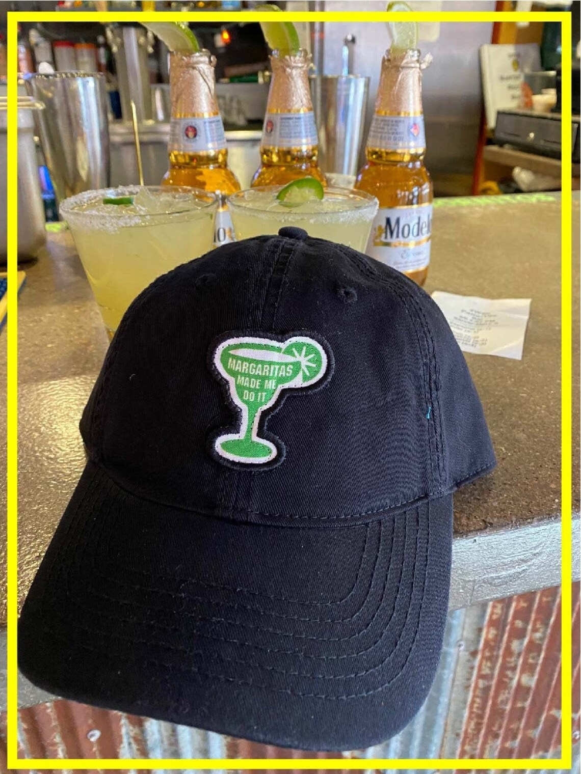 Margarita HaT CaP MargaritAS maDE me Do IT BlacK TwiLL caP Etsy