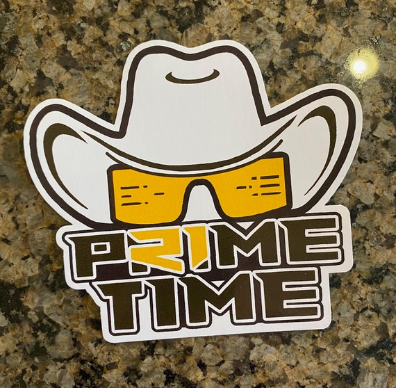 Coach Prime Deion Sanders Vinyl Sticker Colorado Football 4" premium vinyl Prime Time