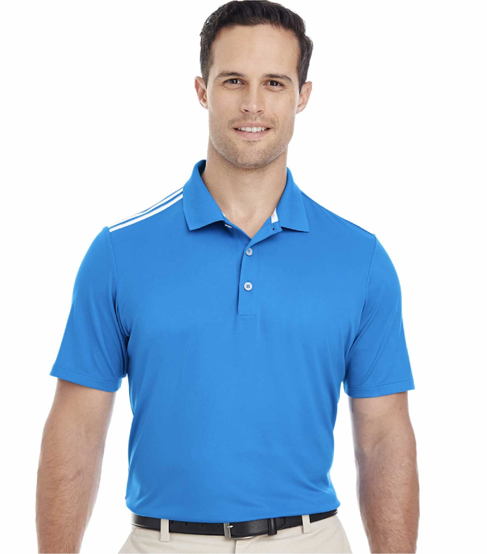 NWT Adidas© Climalite Dri Wick Polo w Signature 3 Stripes at Etsy