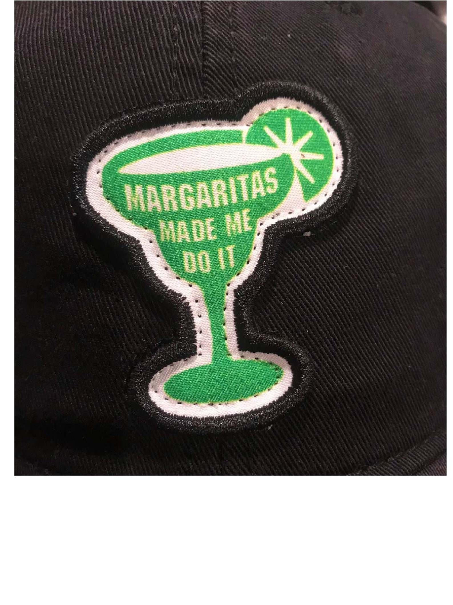 MargaritA HaT CaP MargaritAS maDE me Do IT BlacK TwiLL caP Etsy
