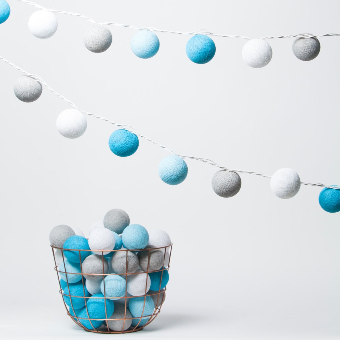 Jules Cotton Ball Fairy Light Etsy