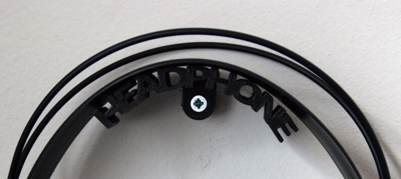 Black Gaming - DJ Headphones Headset Wall Mount Holder Stand