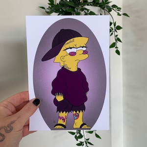 Alternative Lisa Simpson Print / The Simpson’s