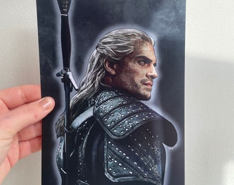 The Witcher / Geralt of Rivia print / Henry Cavill