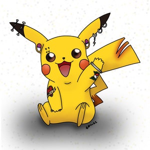 Alternative Pikachu Imprimer