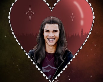 Jacob Black Portrait Print / twilight /bwthhybl