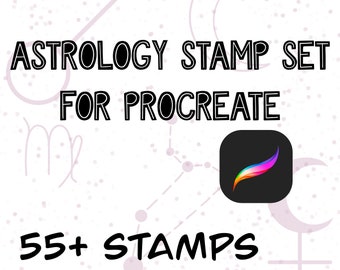 Astrology Stamp Set for Procreate