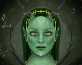 Forest Druid Art Print