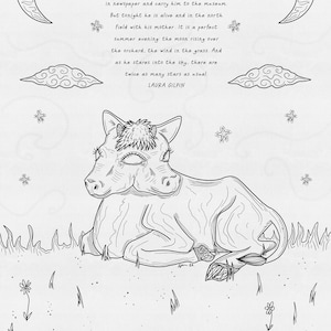 The Two Headed Calf Art Print
