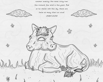 The Two Headed Calf Art Print