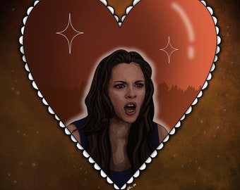 Bella Swan Portrait Print / twilight / you nicknamed my daughter after the Loch Ness monster