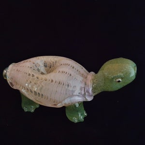 Bunte Schildkröte Pfeife | Lavendel Version | Farbwechsel | Einzigartige Geschenkidee | Sofortiger Priority-Versand