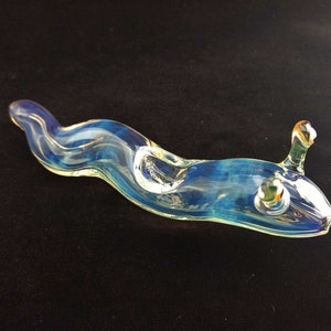 Glass Slug Pipe | Color Changing | Unique Glass Art |