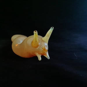 Glass Slug Pipe | New Tan Version | Color Changing |Unique Glass Art | Immediate Shipping
