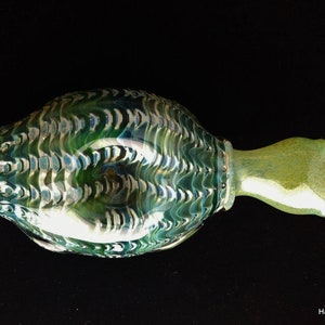 Colorful Turtle Pipe Sculpted Glass Bowl Color Changing Unique Gift Idea Immediate Priority Shipping image 4
