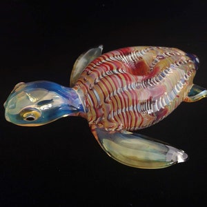 Farbwechsel Glas Sea Turtle Pfeife | Einzigartige Glaskunst Tabakpfeife | Schneller Versand |